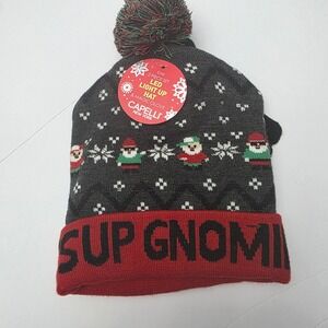 Kids S/M Capelli New York 2 Piece Set LED‎ Light Up Hat & Magic Glove Gnome